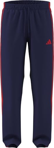 Adidas Herren Golfhose Essentials 3 Stripes Woven Open Hem Trackpants