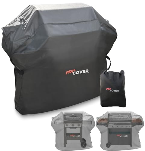 ProCover Grillabdeckung – Wasserdicht & robust | Oxford 600D Premium Stoff | UV-beständig & windfest | Professionelle Qualität für Grill & Barbecue (147x112x61 cm)