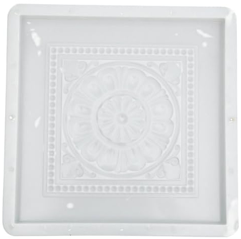 Healeved Moule à Pavés en Plastique Réutilisable 40X40X35 CM pour Béton et Ciment Moule à Carreaux de Sol en Ciment Pratique pour Création de Chemins Extérieurs Style Ancien Chinois
