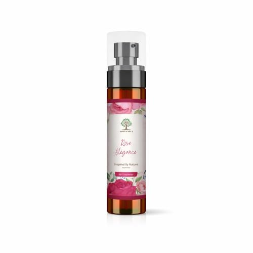 Room & Linen Spray 100ml Alcohol Free Air Freshener – Long Lasting Home Fragrance Mist for Bedroom, Bathroom, Car & Fabric Freshener – 12 Scents Available (Rose Elegance)