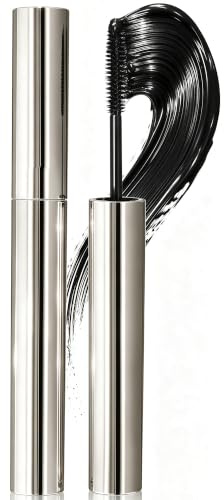 Iron Wand Black Mascara, Volumizing & Lengthening 3D Curling Wand, Smudge-Proof Waterproof Eyelash Makeup, Long-Lasting False Lash Effect, Thick Full Lashes for Daily or Party Use, 1PCS