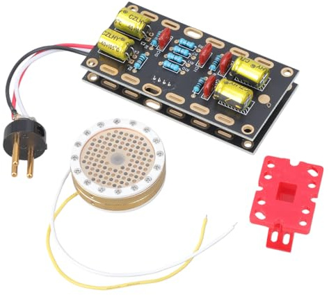 MISUVRSE Noyaux de microphone professionnels de 34 mm, à grande membrane, condensateur de microphone avec module de circuit imprimé pour enregistrer la suppression du bruit
