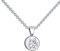 Halsketten für Frauen Silberkette Damen 925 Kette Silber mit Anhänger Schmuck Damen Brautschmuck Zirkonia Damenkette schlichte klassische wie brilliant dezent klein Geschenkset Silberschmuck