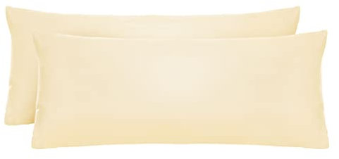 biberna Feinjersey Kopfkissenbezug 0077144 2X 40x60 cm gelb