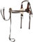 Cwell Equine 5-Punkt-Brustgeschirr, Leder, mit Druckpolstern
