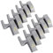 Vbestlife 10 Unids Armario Universal LED Bisagra Luz Casa Cocina(Amarillo)