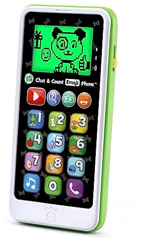 LeapFrog (White) Chat and Count Emoji Phone, White