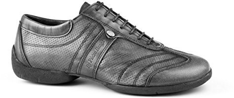 Portdance Herren Sneakers/Dance Sneakers PD Pietro Street - Leder Grau - Sneaker Sohle [EUR 46]