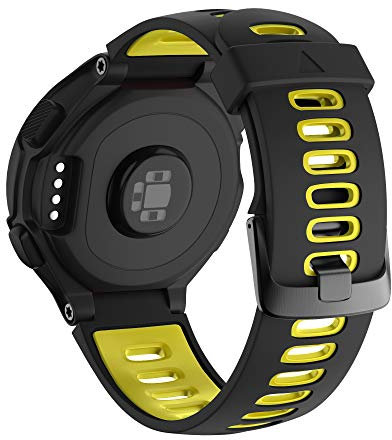 NotoCity für Garmin Forerunner 735XT Armband für Forerunner 235/230/220/620/630, Soft Silikon Ersatzband für Garmin 735XT