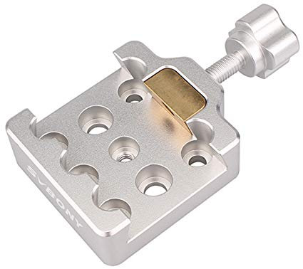 SVBONY Medium Dovetail Clamp With a Brass Screws for Telescopes and Cameras (Silver)
