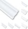 Moulures de plafond en polystyrène XPS - 16 m - Baguette de finition blanc - 40 x 40 mm - Profilés décoratifs en polystyrène - Moulures de plafond - Paquet économique