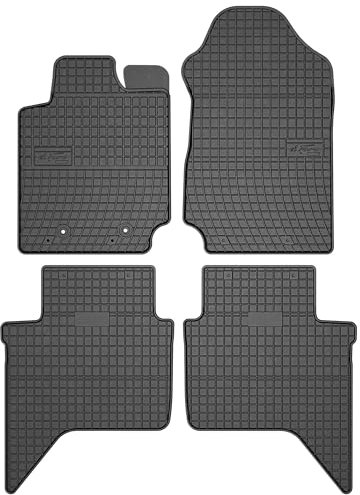 MOTOS Gummimatten Auto Fussmatte passend für Ford Ranger V 2015-2022 pickup, nach Facelift, pickup Verbessern Sie Ihren Reisekomfort mit Antirutschmatte Auto - Allwetter fußmatten Auto, Schutz vor Ver