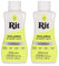 Rit Dye - Líquido multiusos de 8 onzas | Ideal para ropa, accesorios, decoración y mucho más | Paquete de 2, amarillo neón