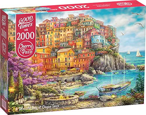 Puzzle 2000 pièces : UNE Belle journée aux Cinque Terre