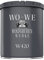 WO-WE Pintura de madera W420 Esmalte para Muebles Puertas al Agua Gris plata - 750ml