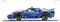 icuanuty Acryl Vitrine für Lego Ford GT 2022 Auto-Modellbausatz 42154,Staubdichte Lagerung Vitrine für Lego 42154 Spielzeugauto, Lego-Liebhaber (Nur Vitrine), Size:45x20x15 cm