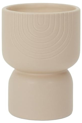 Linnea Bougie parfumée Pot en céramique Sahana Ecru Pivoine