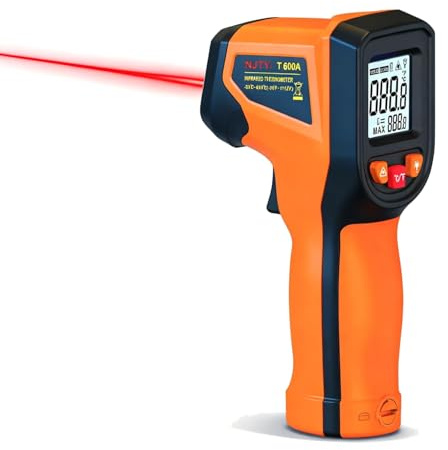 Uadme Laser Infrared Thermometer, Non-Contact, -50~600°C | For Cooking, Pizza, Oven, Refrigerator, Food, Vehicle Repair, Freezer, Not for Body Temperature