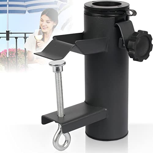 Stimo Sonnenschirm Balkon Halterung Terrassenschirm Klemme Balkongeländer Schirmständer