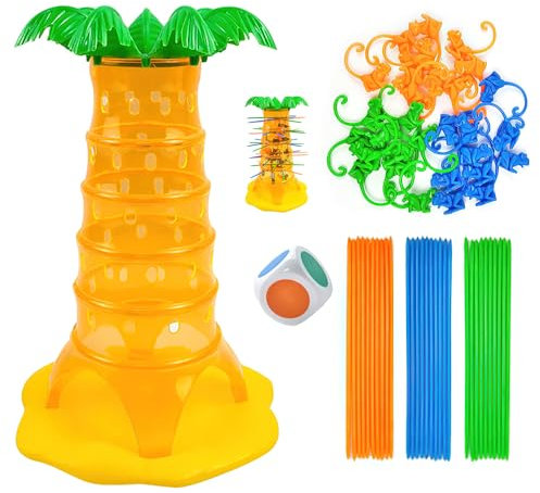 YANGUN SOS Affenalarm Spiel Multiplayer Tischspiel Spielzeug, Affenalarm Familien Brettspiele, Affenalarm Affen Spiel, Interaktives Spielzeug Familienspiele für Kinderspiele ab 3 Jahren