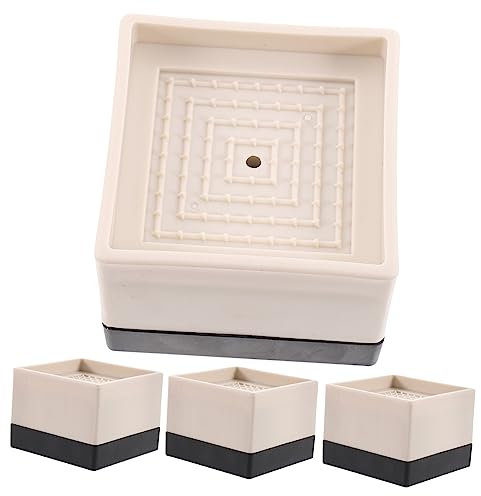 PRETYZOOM 4pièces Souleve Meuble Rehausseur Lot Lit Chaise Robustes pour Meubles Lourds comme Sofas Et Tables