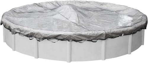 Robelle 2518 Filet à Feuilles Robuste pour bâche de Piscine Hors Sol Ronde 5,5 m