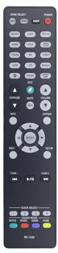 RC-1239 Replacement Remote for Denon AV Receiver AVRX2700H AVRS960H AVR-X3700H AVR-X2700H AVR-S960H AVRX3700H