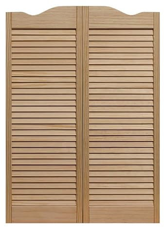 Saloon Porte Battante, Porte Western Bois, Saloon Persiennes, Porte Battantes Avec Acier Inoxydable Charnières, Portes De Café, Porte De Séparation, Porte Battante En Bois, Persienne Saloon(80*100cm/3