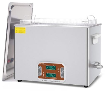 SOUTH BASE Ultraschallreiniger,37L Sonic Cleaner mit Reinigungskorb,Timer&Heizung,720W Touch Control Ultraschallreinigungsmaschine für Pistole,Motorradmotor,Vergaserteile,Kette