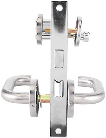 Marhynchus Griffschlösser, Edelstahl-Türgriff-Schloss-Set, Ergonomischer für Flur-Feuer-Notausgang, Lagerdurchgang, Schloss-Ersatzteile