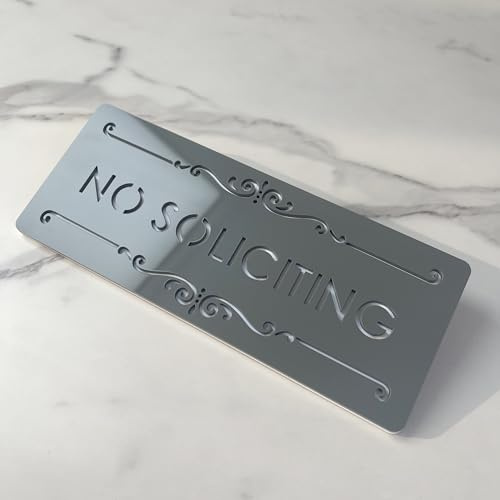 Personalised Laser Cut Acrylic Door Sign – 25x10cm Custom Address Plaque for Letterbox, Office, Flat, Business – Modern Name Plate Outdoor (Mirror gray & white mirror)
