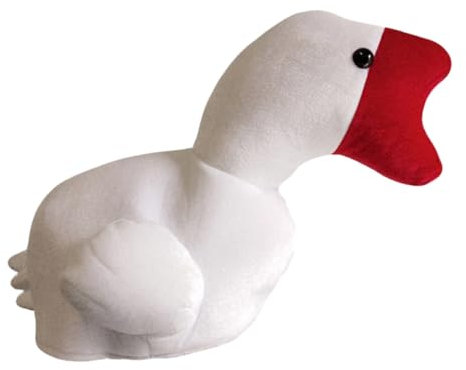 ERINGOGO lustiger Hut Tierhut Gans Hüte süße Mützen ausgestopft Gans Kostüm Cosplay -Accessoire tierische Kopfbedeckung Tierkopfhut Kostüm Hüte Stofftierkopfbedeckungen PP Baumwolle Weiß