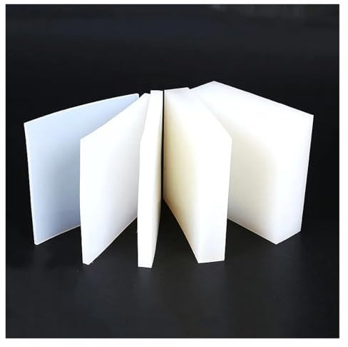 LZZYFPX Guarnizione in Silicone Bianco, Trasparente, in Resina Opaca, 1 mm, 2 mm, 3 mm, Foglio di Gomma siliconica ad Alta Temperatura e Senza Odore Particolare(200x200mm,3mm)