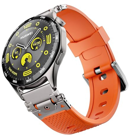Gittos Uhrenarmband 22mm 20mm für Samsung/Garmin/Huawei/Amazfit | Ersatzarmband für Fossil/Withings/Tommy Hilfiger/CASIO/Michael/BOSS / Polar Kompatibel mit Titan-Zubehör für Damen Herren