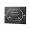 polar-effekt Schiefertafel Türschild mit Gravur - Personalisiertes Hausschild mit Familien Name - Geschenk zum Einzug - Schieferplatte 20 x 14 cm - Motiv Vintage Vögelchen