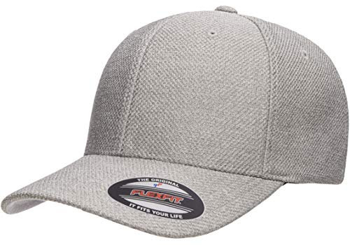 Flexfit Herren Melange Tailliert Verschluss, Schwarz, S-M