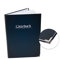 Logbuch-Verlag Gästbuch leer blanko DIN A4 blau - Buch zum Eintragen für Gäste - schlichtes Blankobuch für Hotel Hochzeit Geburtstag