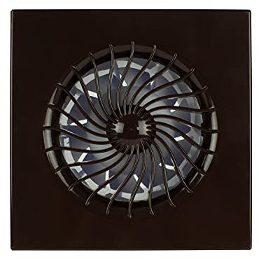 VONLIS® Badlüfter Ventilator Wandventilator WC Zuluft Abluft Be- Entlüftung Ø 100 mm braun