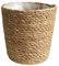 LOVIVER Macetas de Fibra de Maceta Decorativa Maceta Bolsa de lavandería Color de Natural Macetas Tejidas para Picnic Decoración para hogar