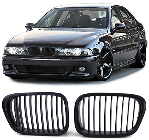 Sport Kühlergrill Frontgrill Schwarz für 5er BMW E39 1995-2003