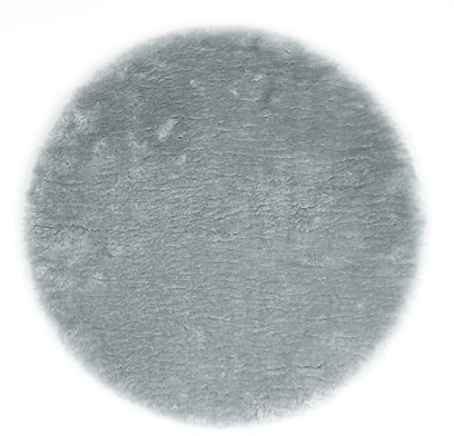 andiamo Lambskin weiches Sitzkissen rund 40 cm hellgrau 4er Set, 40 cm-4er, 708124, Sitzkissen rund 40 cm - 4er Set