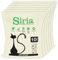 Siria 60L-Lettiera per Gatti Vegetale e Agglomerante-Set 6 sacchi da 10 Litri