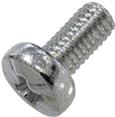 AERZETIX - C59848 - Lot de 100 Vis métaux à tête cylindrique M3x6 mm à empreinte PH1 - boulon d'assemblage - DIN 7985 - dureté 4.8 - en acier au carbone - couleur argent