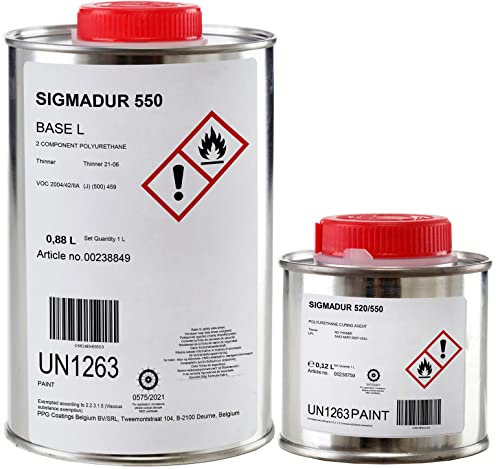 Polyurethane paint for boats, yachts, kayaks GREEN 1L paint for bathroom