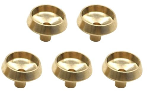 VILLCASE 5pcs Metal Incense Cone Holders, Funnel Shape Incense Cone Tray Base Rack Holder, Backflow Burner Stand