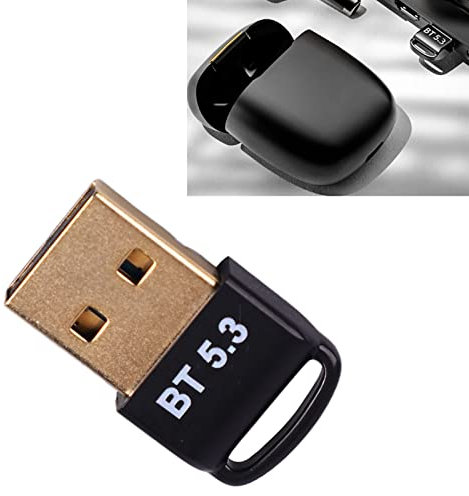 Adaptateur Bluetooth cl| Bluetooth pc R|ponse Rapide Port|e de 65 cl¨¦ Bluetooth pc 6 Pieds Prise Plaqu|e Or Signal Fort sans Retard Couplage Automatique 5.3 Cl¨¦s Bluetooth
