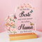Vetbuosa Muttertagsgeschenk, Geschenke für Mama, Muttertagsgeschenke für Mama, Mama Geschenk, Einzigartige Herzförmige Acryl Heimdekoration, Beste Mama Geschenk, Geburtstags Geschenk für Mama ﻿