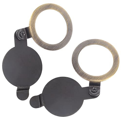 HOMSFOU 2 Stück Katzenauge-Rückseitenabdeckung Türspion-Sichtschutzabdeckung Gucklochabdeckungen Wohnungstür-Viewer-Schutz Haustür- Autotür-Schutz Türverkleidung Nur