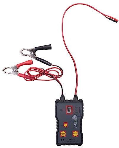 Zicojia Limpiador de Descarga de Inyector, Inyector de Combustible de Coche Profesional, Herramienta de Escaneo de Combustible, Herramienta de Limpieza Automotriz de Modo 4 Pluse