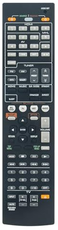 ALLIMITY Fernbedienung Ersatz passend für Yamaha AV Receiver RAV494 ZF30350 RX-V475 HTR-4066 RAV494-ZF30350